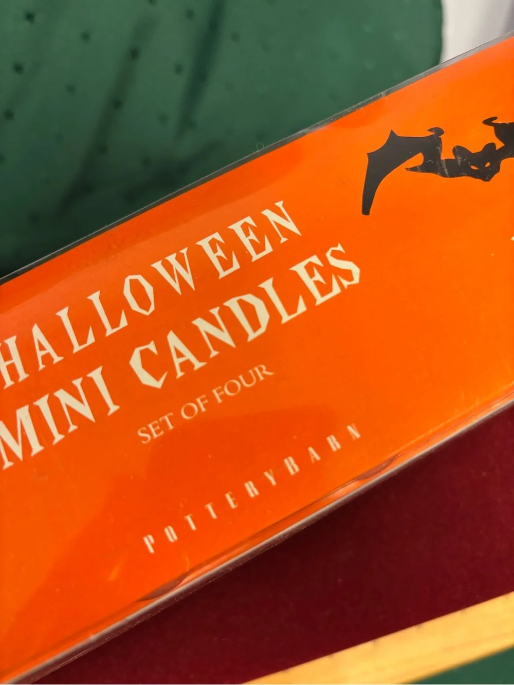 Halloween Ghost and Pumpkin novelty candles - White and Orange